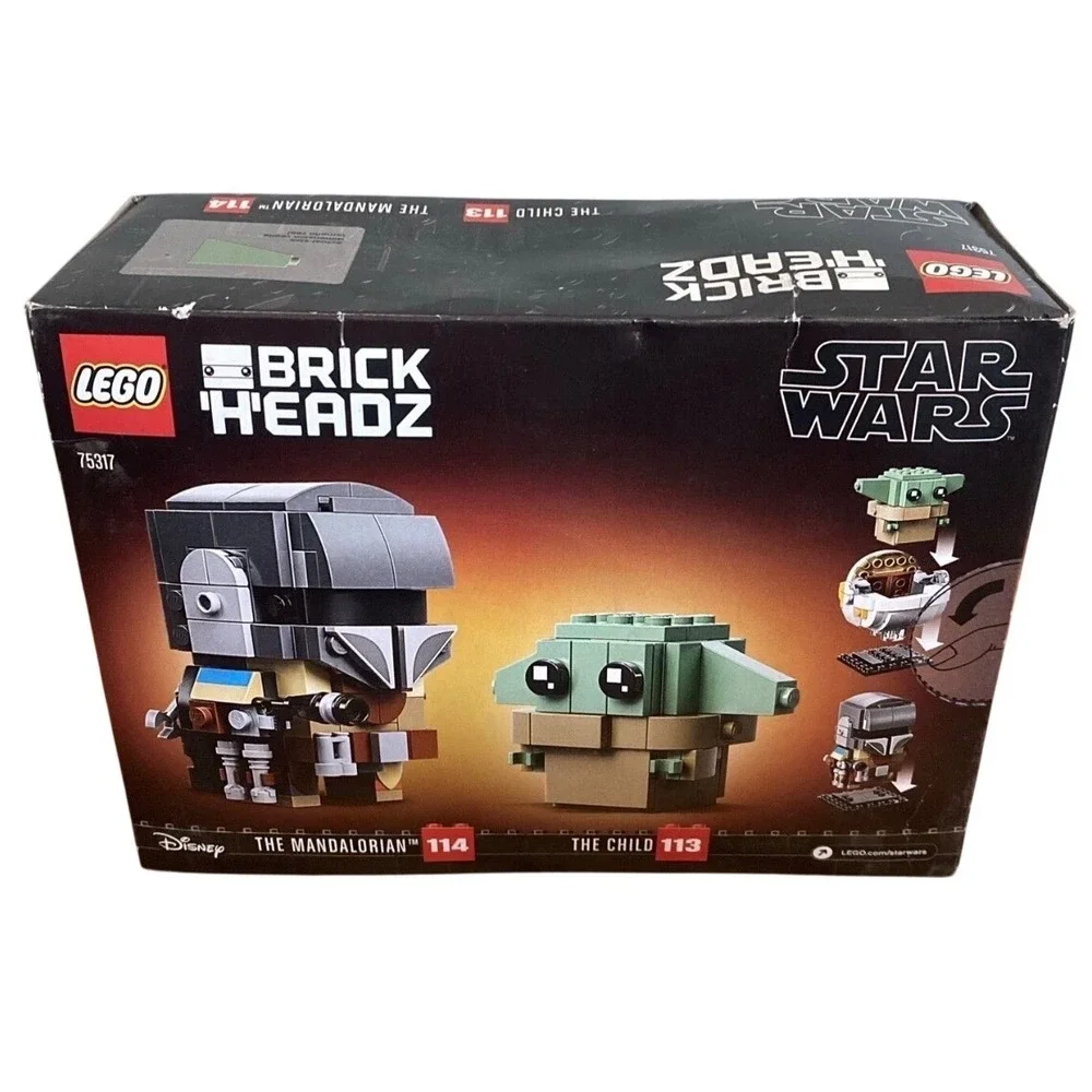 NIB! LEGO BrickHeadz Star Wars The Mandalorian The Child 75317 295 Pcs‎ 10+